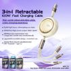 WK WDC-18 Star Series 1.2m 100W USB Retractable Data Cable - 4