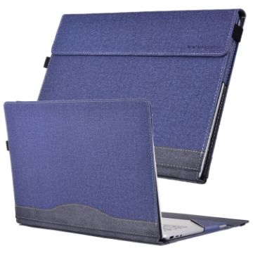 MicroSoft Surface Laptop 7 13.8" Leather Protective Case - Deep Blue - 1