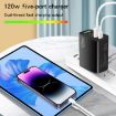 120W 3 PD Type-C Dual USB Quick Charger for Mobile Phones - 6