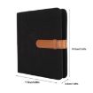 3" 288-Photo Cotton Linen Album - Dark Blue - 3