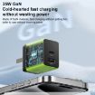 WK WP-U36 35W USB-C Fast Charger - UK Plug (Yellow) - 6