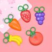 Cute Vegetable & Fruit Shape Kids Scissors (Grape) - 2pcs/Pack - 2