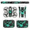 DJI Neo Drone Remote Control Sticker - Green Hat Man - 3