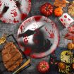 10pcs Halloween Blood Handprint Tableware - Paper Cups - 6