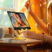 WEKOME WA-S103 Folding Rotating Desktop Holder (Yellow) - 6