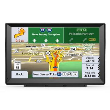 9 Inch Car GPS Navigator with Large Screen Capacitive Bluetooth Map - 1
