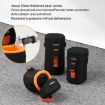 Cwatcun D157 DSLR Camera Lens Barrel Shockproof Thickened Digital Lens Bag Flip Lens Pouch - 8