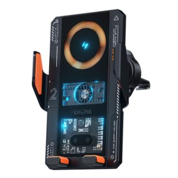 WEKOME WP-U208 15W Wireless Charging Car Holder (Black) - 1