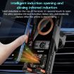 WEKOME WP-U208 15W Wireless Charging Car Holder (Black) - 6