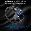 Bluedio S6 Sports Wireless Bluetooth Earphones - Black - 8