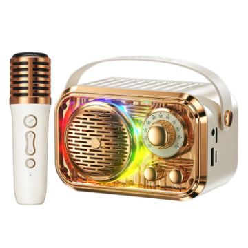 WEKOME WD-03 Meytang Karaoke Wireless Bluetooth Speaker - White - 1