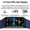 Smart Healthy Sports Bracelet - Uric Acid Blood Lipid Monitoring (Black) - 3