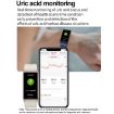 Smart Healthy Sports Bracelet - Uric Acid Blood Lipid Monitoring (Black) - 9