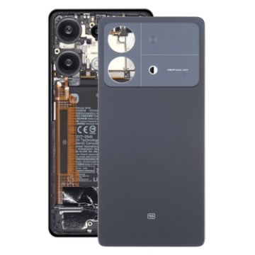 Xiaomi Poco X6 Neo Battery Back Cover - Black - 1