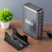 YMX-320W GaN 320W USB x 4 Fast Charger EU Plug Grey - 6