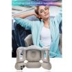 Portable Inflatable Lumbar Support Pillow for Airplane Sleeping - 3