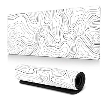 Large Abstract Mouse Pad Gamer Office Computer Desk Mat, Size: 400 x 900 x 2mm - 1