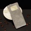 Shockproof Grey Case for Sharp Aquos R6 SH-51B - Litchi Texture PC + PU - 5