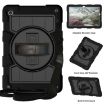 Samsung Galaxy Tab A9+ Silicone Hybrid PC Shockproof Tablet Case with Shoulder Strap - 1