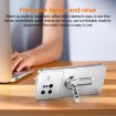 Silver Vivo X80 Baking Varnish 360 Rotate Holder PC Phone Case - 8