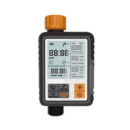 LCD Screen Sprinkler Controller Solenoid Valve Timer Automatic Watering Device - 1