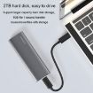 Blueendless 2809 Dual Protocol M.2 Mobile Hard Disk Case SSD External Drive Box - 5