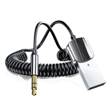 Car Bluetooth Receiver HD Call AUX Adapter - 1