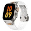 Apple Watch Ultra 49mm Transparent Silicone Band - Titanium Transparent - 1