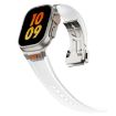 Apple Watch Ultra 49mm Transparent Silicone Band - Titanium Transparent - 3
