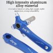 JIANKUN IXF Mountain Bike Hollow Crank Modified + Bottom Bracket Black - 5