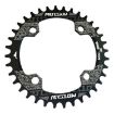 MOTSUV Narrow Wide Chainring MTB Bicycle 104BCD Tooth Plate - Black - 1