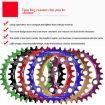 MOTSUV Narrow Wide Chainring MTB Bicycle 104BCD Tooth Plate - Black - 5