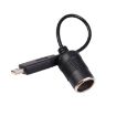 Car Converter USB Port to Car Cigarette Lighter Socket Female Adapter - 5