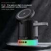 Foldable Wireless Charger Bluetooth Speaker - White - 3