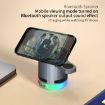 Foldable Wireless Charger Bluetooth Speaker - White - 8