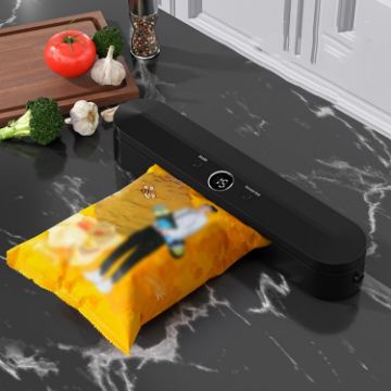 Food Vacuum Sealer Machine 60KPA Suction, Single/Vacuum Seal Modes - 1