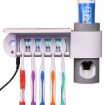 Automatic Toothpaste Dispenser UV Toothbrush Sterilizer Holder (UK Plug) - 3