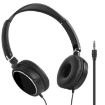 JTY-071 3.5mm Wired Headphones Foldable Music Piano Headsets Black - 1