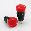 LA16 16mm Emergency Stop Switch Mushroom Type Self-Locking Pushbutton - 2