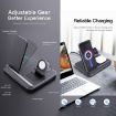 DW08 15W 3 in 1 Folding Wireless Charger - White - 3
