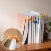 Silicone Page Bookmark Clip Set - 6pcs - Automatic Page Recording - 8