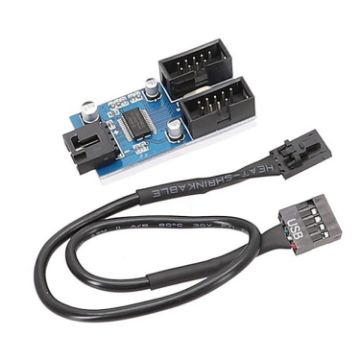 30cm Motherboard 9Pin USB2.0 Extension Cable - Chip Support - 1