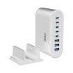 YMX-968 268W 8-Port Desktop Fast Charger - AU Plug (White) - 5