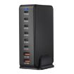 YMX-986 286W 6 Type-C, 2 USB 8-Ports Desktop Fast Charger EU Plug - 2