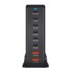 YMX-986 286W 6 Type-C, 2 USB 8-Ports Desktop Fast Charger EU Plug - 3