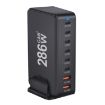 YMX-986 286W 6 Type-C, 2 USB 8-Ports Desktop Fast Charger EU Plug - 4