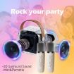 Outdoor Wireless Karaoke Speaker with Dual Mic Blue - 8