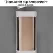 Household Cup Organizer Water Dispenser Shelf - Gray - 4