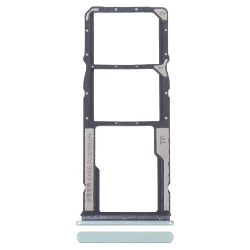 Original Xiaomi Redmi 13R SIM Card Tray + Micro SD Card Tray (Green) - 1