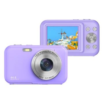 DC406L 2.4-Inch 1080P Mini HD 16X Zoom Digital Camera - Purple - 1
